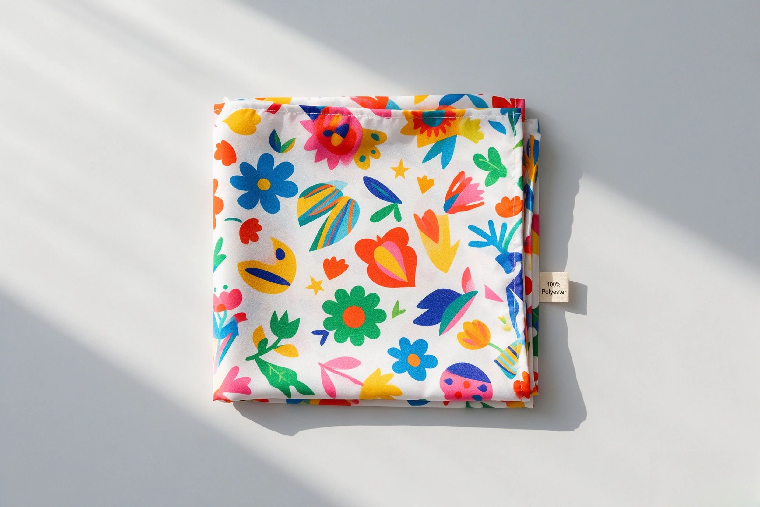 All over print fabric requirements polyester - white polyester fabric with vibrant sublimation print