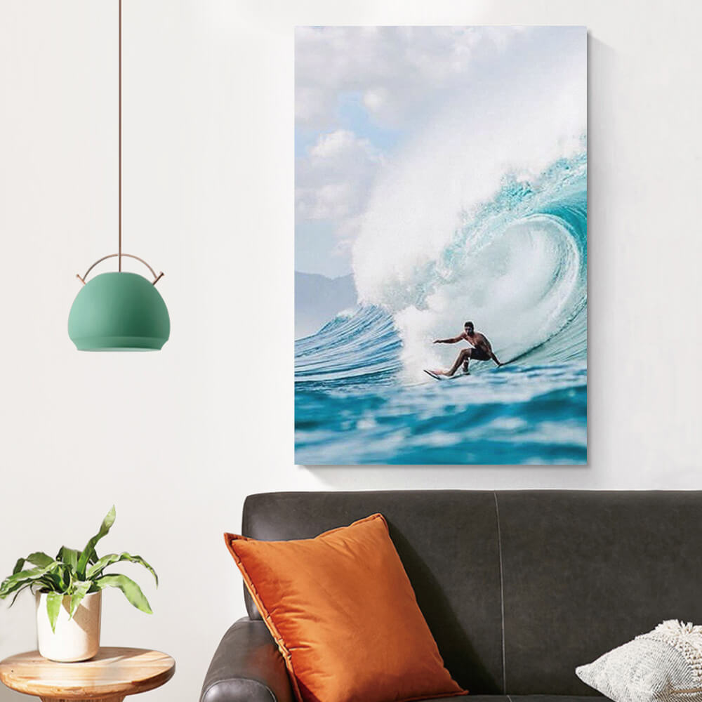 custom canvas print hang on the wall