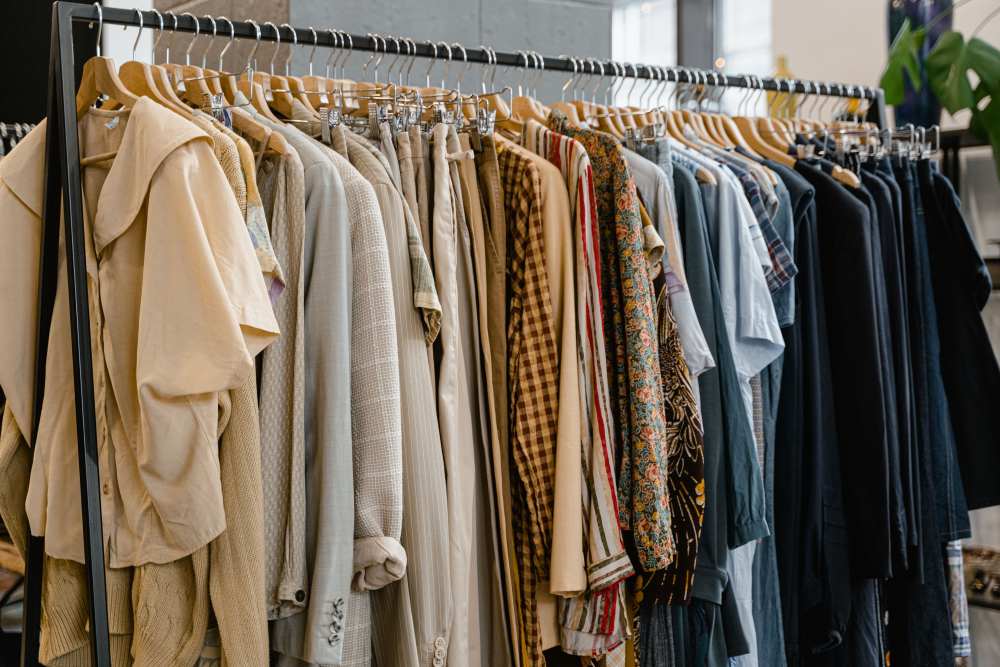 Large quantities of white label clothing