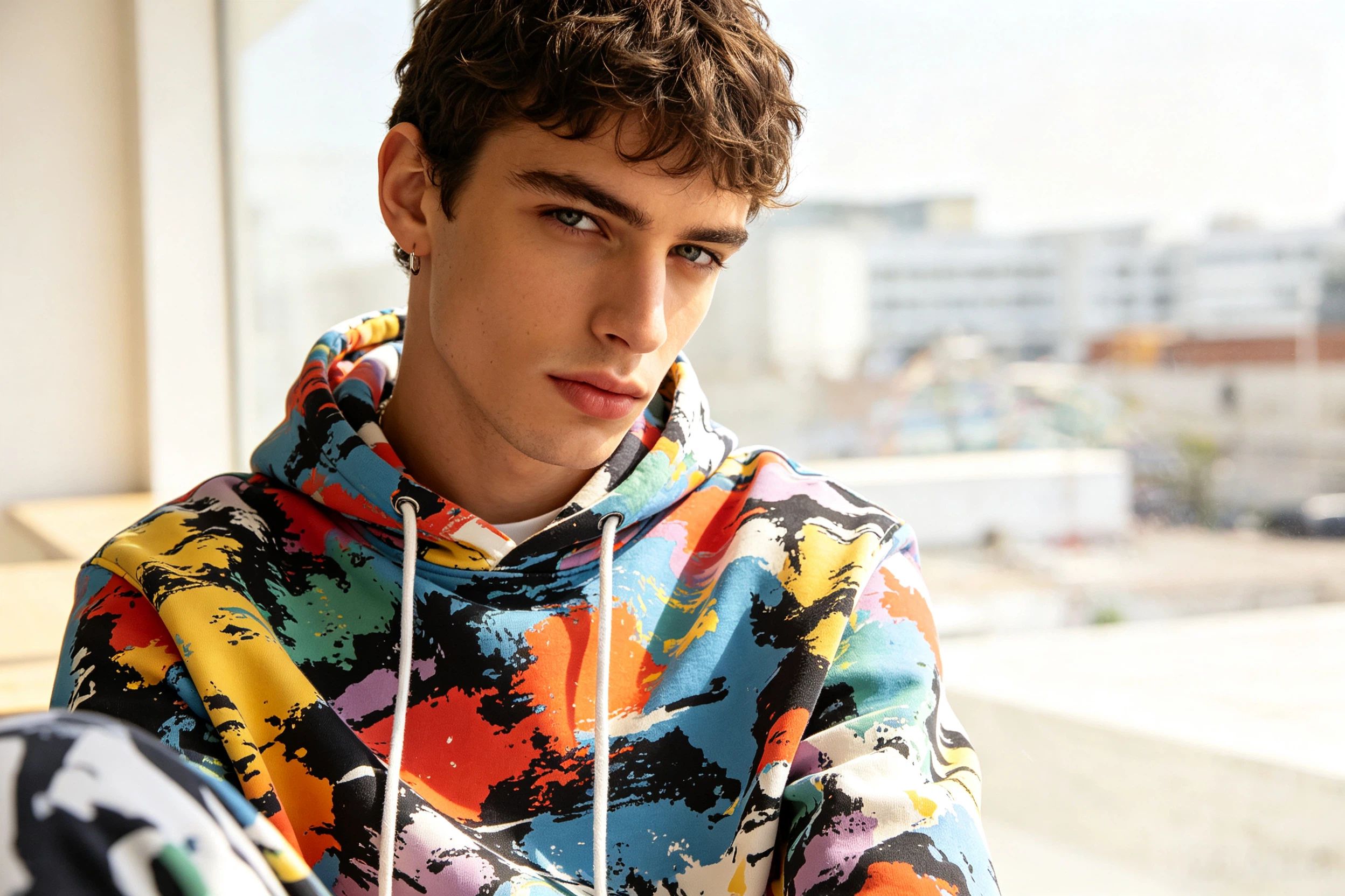 Social media marketing for all-over print hoodie on TikTok and Instagram