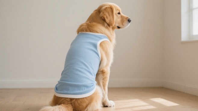 Dogs wearing pet tank tops