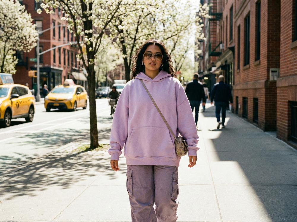 Soft Lavender hoodie