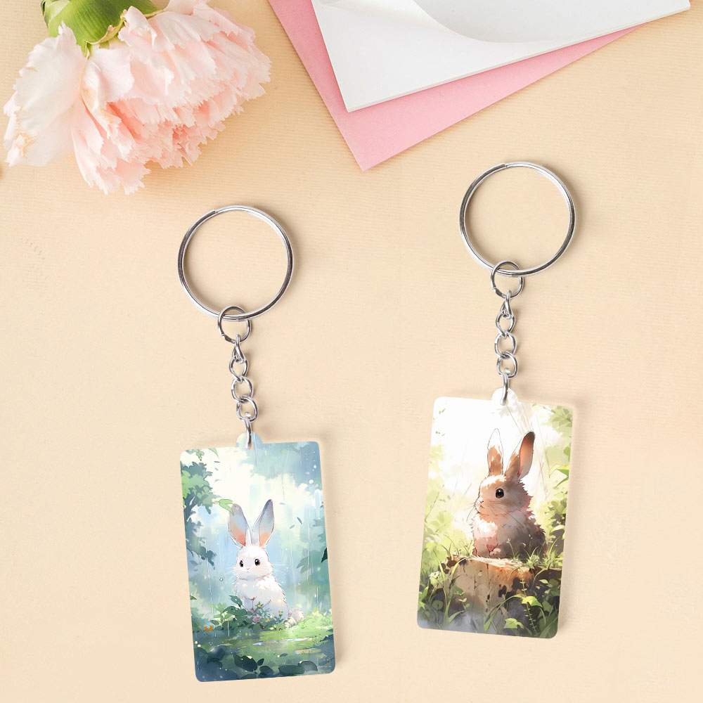 custom company swag - keychains