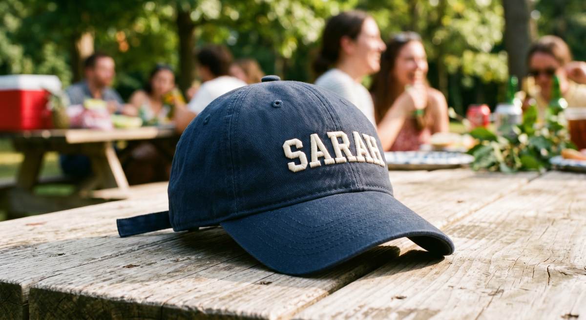 hat with name design