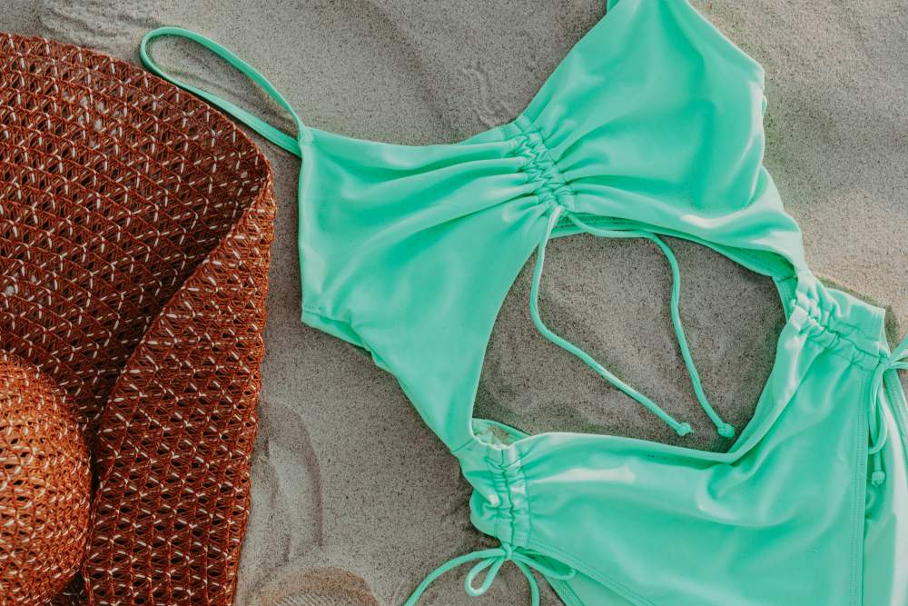 One-Piece Swimsuit with Waist Cutouts