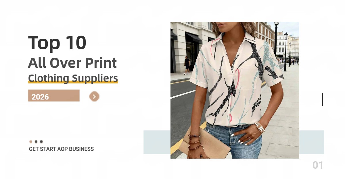 Top 10 All Over Print Clothing Suppliers