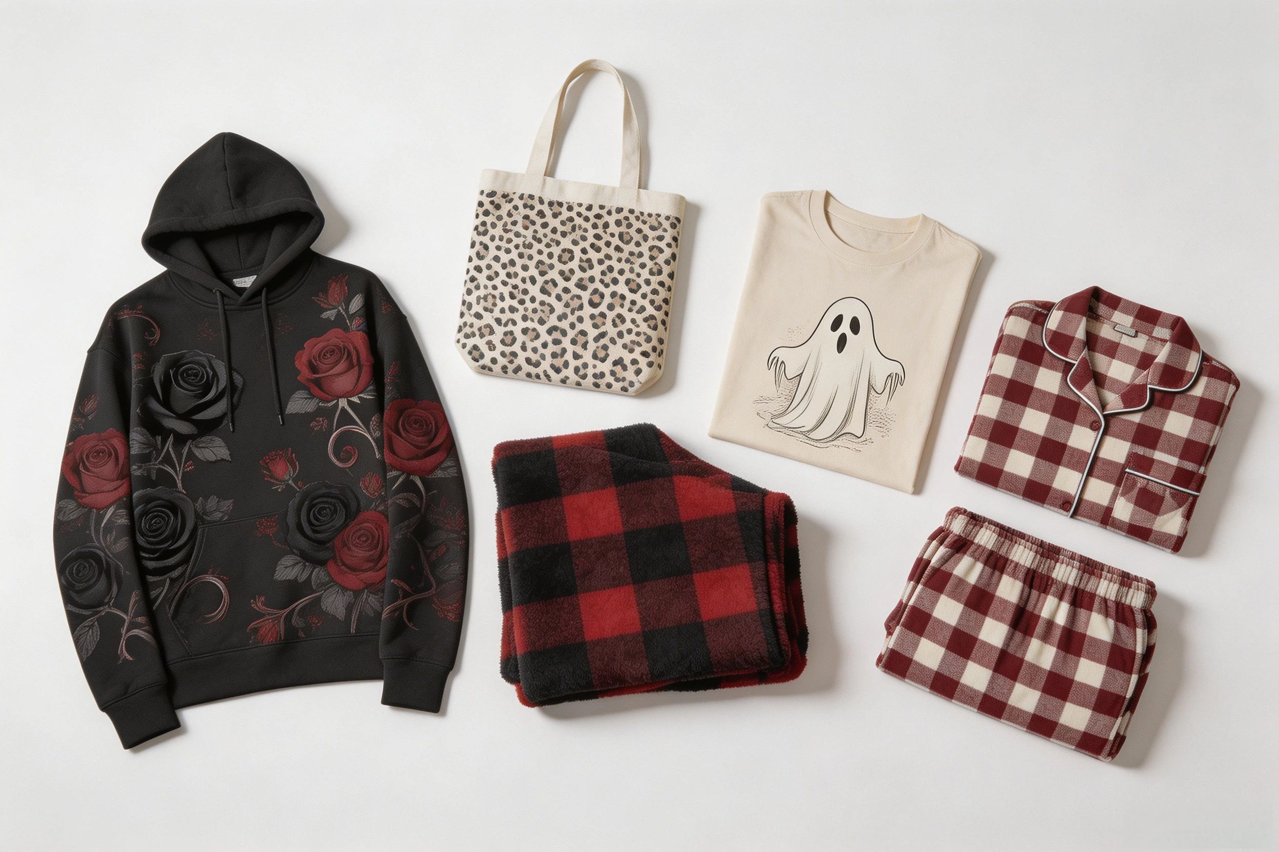 Etsy POD fall trends 2026 overview Gothic Florals Snow Leopard Cozymaxxing Halloween Christmas