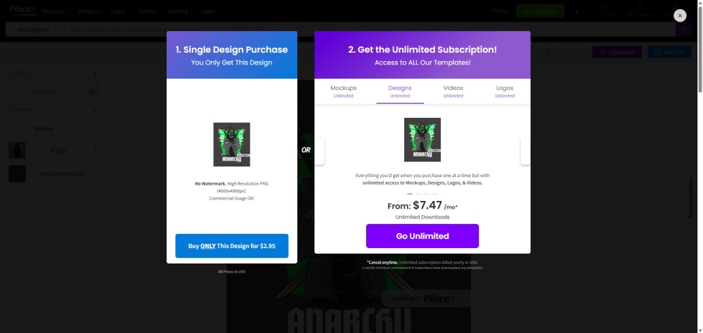 Download your new design template