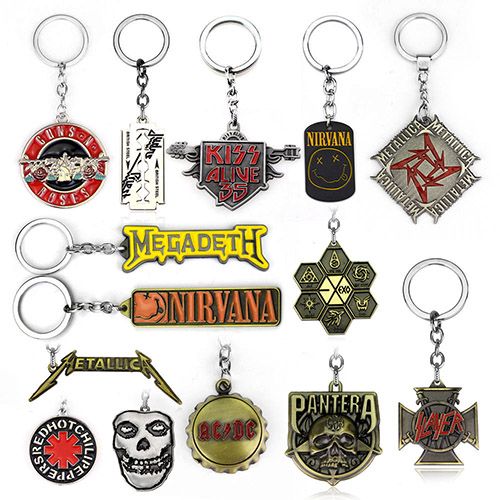 band merch keychains
