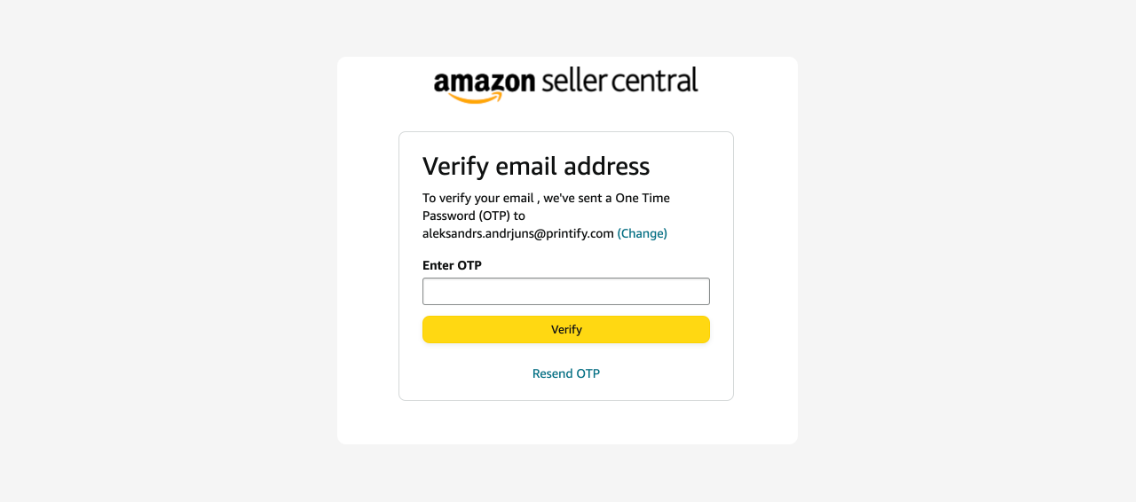 Verify your email address