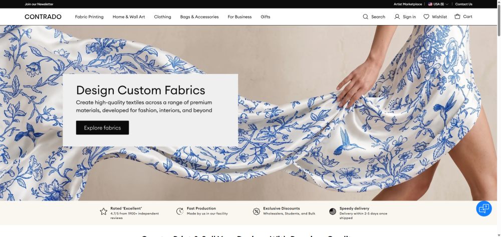 contrado homepage