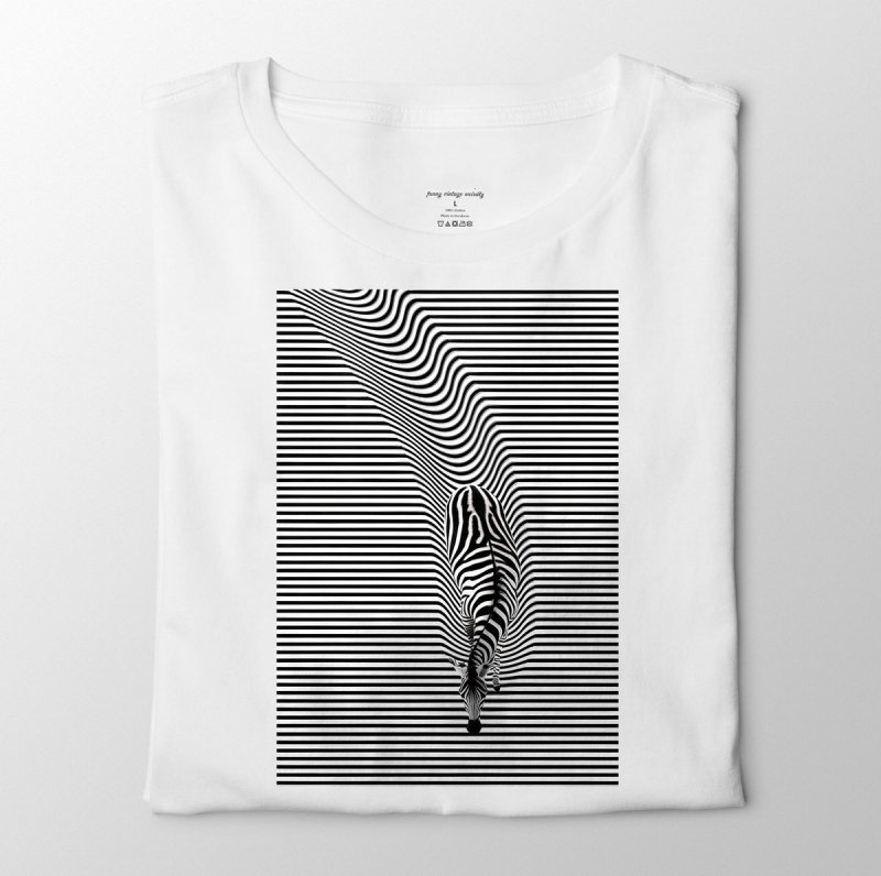 Visual illusion tshirt design