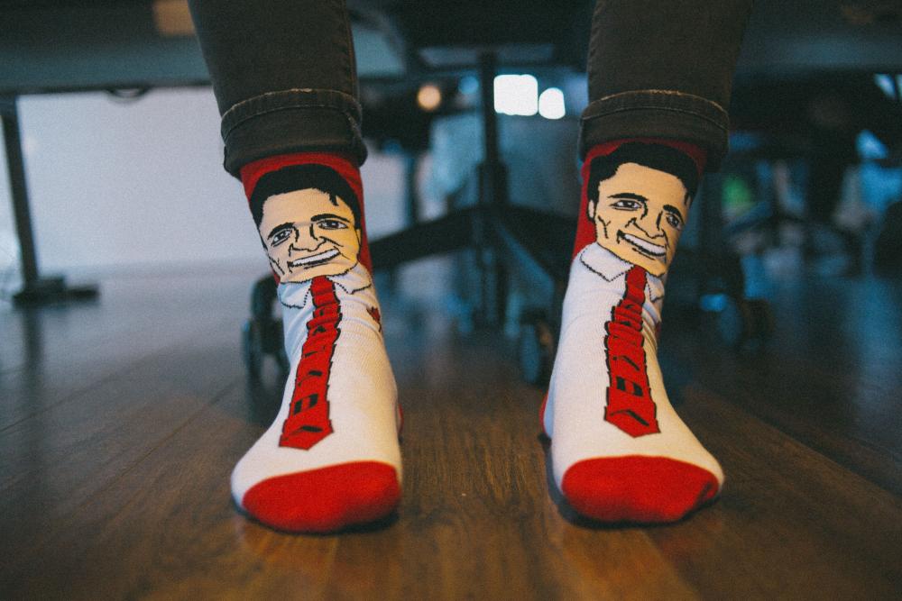 funny face socks