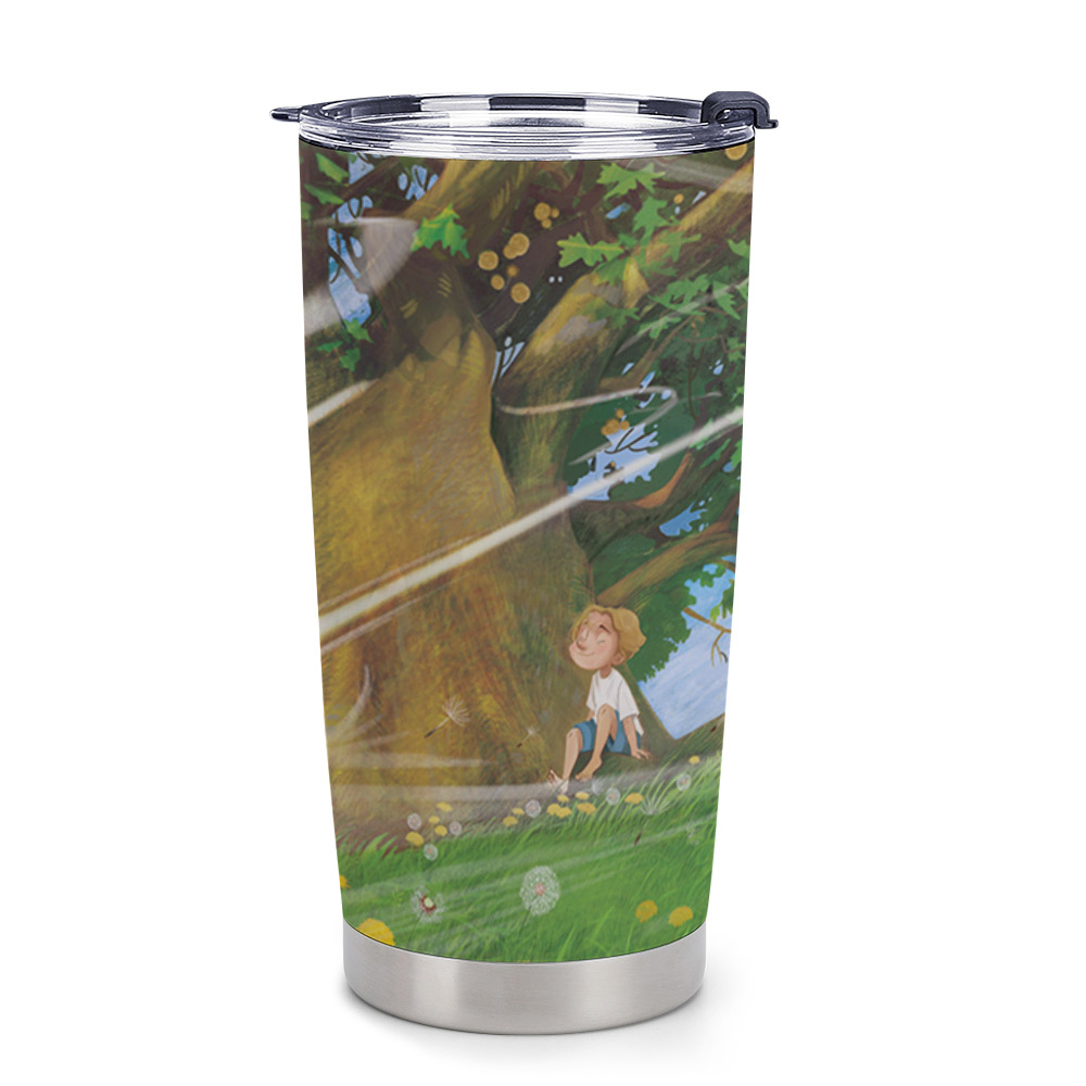 Car Travel Coffee Mug with Lid 