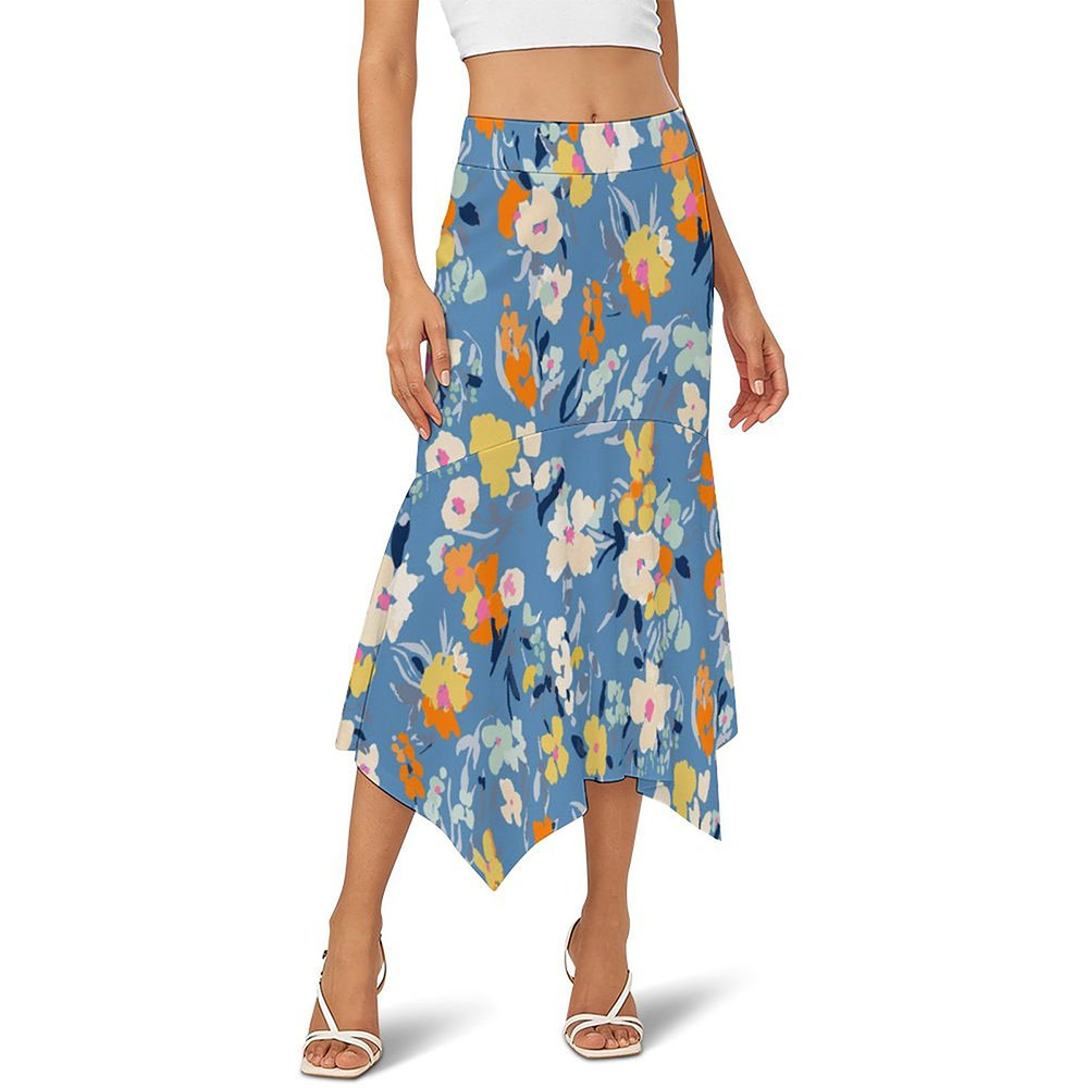 all-over print dress