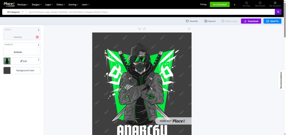 Create your t-shirt design